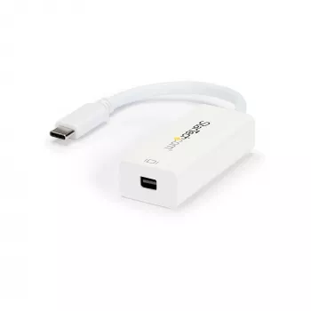 StarTech.com adattatore USB-C a Mini DisplayPort – 4K 60 Hz – bianco – adattatore USB 3.1 Type-C a Mini DP – versione aggiornata è CDP2MDPEC