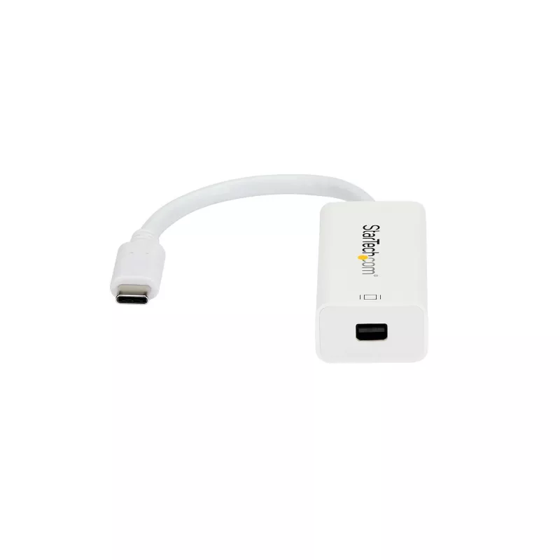 StarTech.com adattatore USB-C a Mini DisplayPort – 4K 60 Hz – bianco – adattatore USB 3.1 Type-C a Mini DP – versione aggiornata è CDP2MDPEC