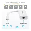 StarTech.com adattatore USB-C a Mini DisplayPort – 4K 60 Hz – bianco – adattatore USB 3.1 Type-C a Mini DP – versione aggiornata è CDP2MDPEC