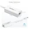 StarTech.com adattatore USB-C a Mini DisplayPort – 4K 60 Hz – bianco – adattatore USB 3.1 Type-C a Mini DP – versione aggiornata è CDP2MDPEC