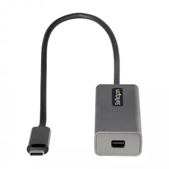 StarTech.com adattatore USB-C a Mini DisplayPort – dongle adattatore USB-C a mDP 4K 60Hz – monitor USB Type-C a Mini DP – convertitore video – compatibile con Thunderbolt 3 – cavo integrato da 30 cm – versione aggiornata del CDP2MDP