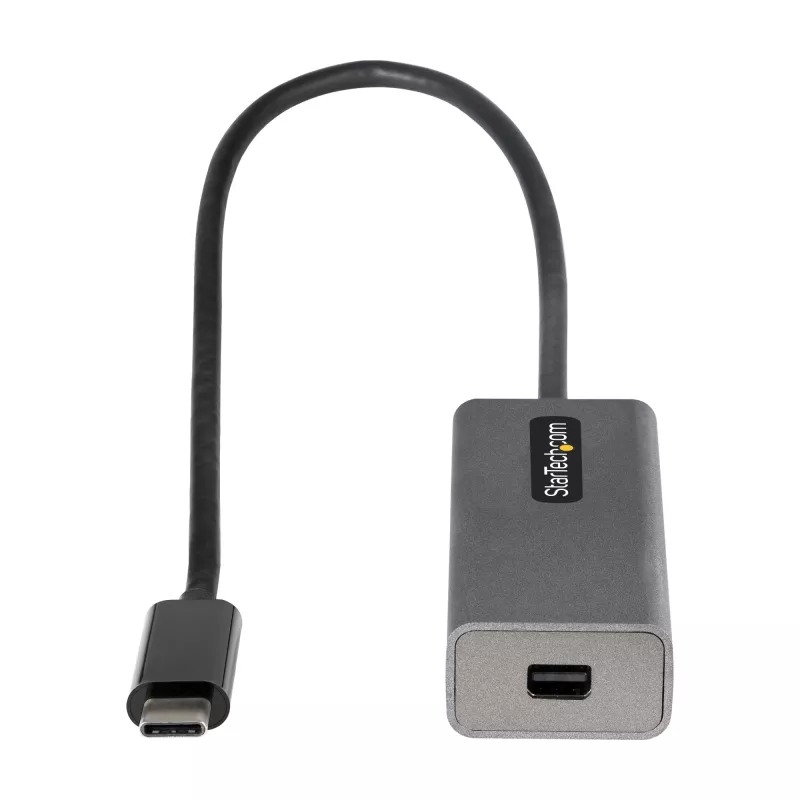 StarTech.com adattatore USB-C a Mini DisplayPort – dongle adattatore USB-C a mDP 4K 60Hz – monitor USB Type-C a Mini DP – convertitore video – compatibile con Thunderbolt 3 – cavo integrato da 30 cm – versione aggiornata del CDP2MDP