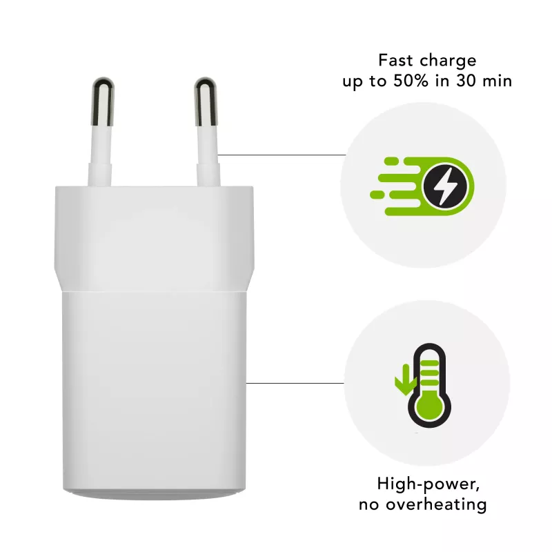 dbramante1928 re-charge Pro - caricabatterie da parete EU - USB-C 30W - W