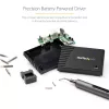 StarTech.com set di cacciaviti elettrici di precisione a 20 bit - kit cacciavite a batteria portatile/mini per riparazioni di elettronica, laptop, computer, tablet e telefoni - magnetico - senza fili