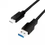 Cavo USB LogiLink CU0166 USB 3.2 Gen 1 0,15 m USB A USB C nero