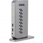 StarTech.com Dock USB-C USB-A - Docking station ibrida universale USB 3.0 per laptop USB-C o USB-A - Doppio monitor 4K 60Hz HDMI/DisplayPort - 6x USB-A, GbE - USB 3.1 Gen 1 - Windows/Mac