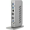 StarTech.com Dock USB-C USB-A - Docking station ibrida universale USB 3.0 per laptop USB-C o USB-A - Doppio monitor 4K 60Hz HDMI/DisplayPort - 6x USB-A, GbE - USB 3.1 Gen 1 - Windows/Mac
