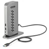 StarTech.com Dock USB-C USB-A - Docking station ibrida universale USB 3.0 per laptop USB-C o USB-A - Doppio monitor 4K 60Hz HDMI/DisplayPort - 6x USB-A, GbE - USB 3.1 Gen 1 - Windows/Mac