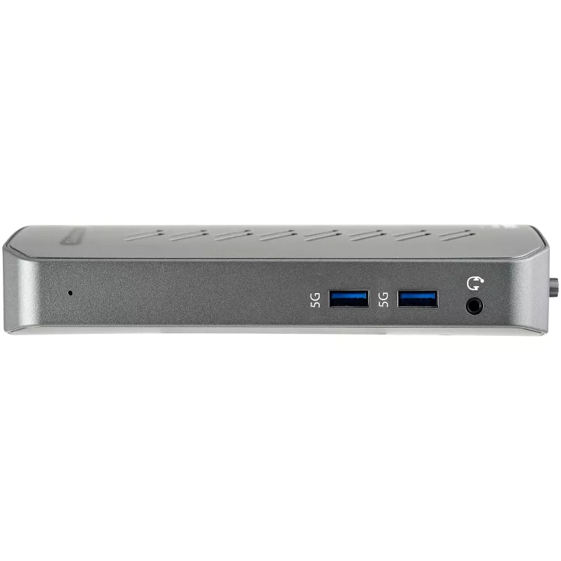 StarTech.com Dock USB-C USB-A - Docking station ibrida universale USB 3.0 per laptop USB-C o USB-A - Doppio monitor 4K 60Hz HDMI/DisplayPort - 6x USB-A, GbE - USB 3.1 Gen 1 - Windows/Mac