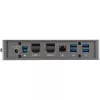 StarTech.com Dock USB-C USB-A - Docking station ibrida universale USB 3.0 per laptop USB-C o USB-A - Doppio monitor 4K 60Hz HDMI/DisplayPort - 6x USB-A, GbE - USB 3.1 Gen 1 - Windows/Mac