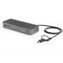StarTech.com Docking station universale per laptop, dock ibrido USB-C e USB-A, doppio 4K DP e HDMI, 100W PD, Mac / Windows / Chrome OS, hub 4x USB 5Gbps, GbE