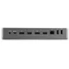 StarTech.com Docking station universale per laptop, dock ibrido USB-C e USB-A, doppio 4K DP e HDMI, 100W PD, Mac / Windows / Chrome OS, hub 4x USB 5Gbps, GbE