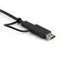 StarTech.com Docking station universale per laptop, dock ibrido USB-C e USB-A, doppio 4K DP e HDMI, 100W PD, Mac / Windows / Chrome OS, hub 4x USB 5Gbps, GbE