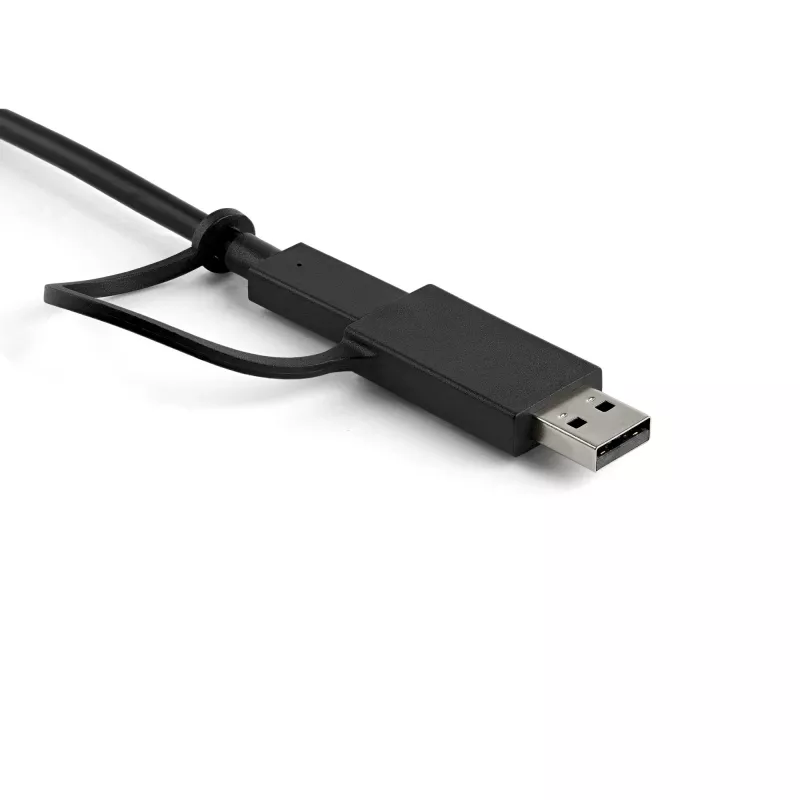 StarTech.com Docking station universale per laptop, dock ibrido USB-C e USB-A, doppio 4K DP e HDMI, 100W PD, Mac / Windows / Chrome OS, hub 4x USB 5Gbps, GbE