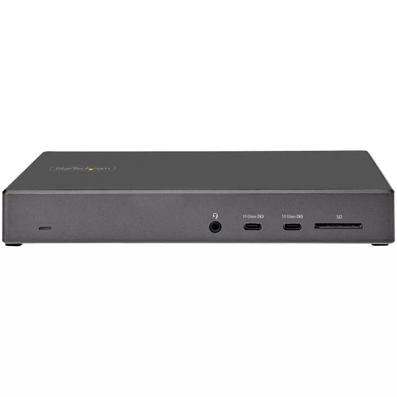 StarTech.com Dock USB C - Docking station USB Type-C per monitor triplo 4K - 100W Power Delivery - DP 1.4 Alt Mode e DSC, 2x DisplayPort 1.4/HDMI 2.0 - 6xUSB (2x 10Gbps) - Windows/Chrome