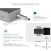 StarTech.com Dock USB-C – DisplayPort e HDMI quad-monitor 4K 60Hz – Docking station USB-C universale con 100W Power Delivery – Hub USB con 1x USB Type-C e 3x USB-A, Ethernet, audio