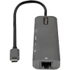 StarTech.com Hub adattatore multiporta USB-C, USB-C a HDMI 4K 60Hz, Gigabit Ethernet e ricarica laptop 100W per Macbook Pro / Air e Windows