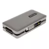 StarTech.com Adattatore multiporta USB-C – HDMI/DP 4K 60Hz – Hub USB a 3 porte – 100W Power Delivery Pass-Through – GbE – Mini docking station da viaggio con ricarica – cavo avvolgibile da 30 cm