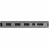 StarTech.com Adattatore multiporta USB-C – USB-C a HDMI o Mini DisplayPort 4K 60Hz, 100W Power Delivery Pass-Through, hub USB 10Gbps a 4 porte – Mini dock USB Type-C – con cavo fisso da 12 pollici (30 cm)