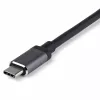 StarTech.com Adattatore multiporta USB-C – USB-C a HDMI o Mini DisplayPort 4K 60Hz, 100W Power Delivery Pass-Through, hub USB 10Gbps a 4 porte – Mini dock USB Type-C – con cavo fisso da 12 pollici (30 cm)