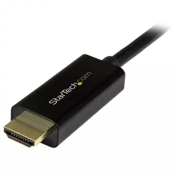 StarTech.com Cavo DisplayPort a HDMI 2m - 4K 30Hz - Cavo adattatore DisplayPort a HDMI - Convertitore cavo monitor DP 1.2 a HDMI - Connettore DP con blocco - Cavo passivo DP a HDMI