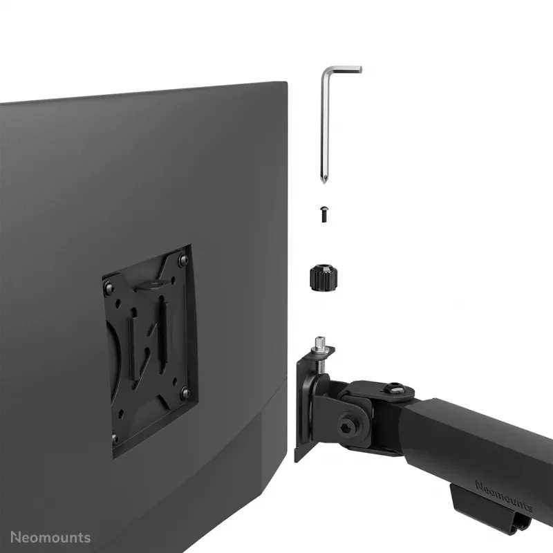 Neomounts DS60-600BL1 Supporto monitor 10-32 pollici - Quick-Fix - Stop 180°
