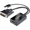 StarTech.com Adattatore DVI a DisplayPort – Alimentazione USB – 1920 x 1200 – Convertitore DVI a DisplayPort – Adattatore video – DVI-D a DP