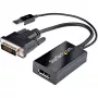 StarTech.com Adattatore DVI a DisplayPort – Alimentazione USB – 1920 x 1200 – Convertitore DVI a DisplayPort – Adattatore video – DVI-D a DP