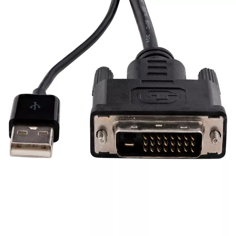 StarTech.com Adattatore DVI a DisplayPort – Alimentazione USB – 1920 x 1200 – Convertitore DVI a DisplayPort – Adattatore video – DVI-D a DP
