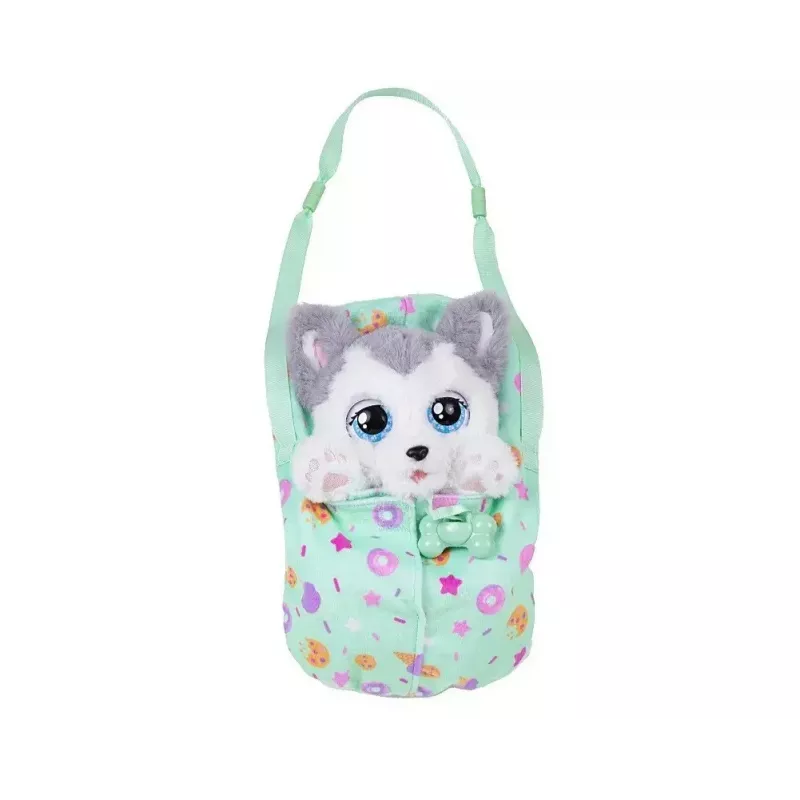 Mascotte interattiva in peluche Epee Psytulaski cane Husky — peluche interattivo con suoni e movimento