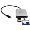 StarTech.com lettore/scrittore multi-card USB 3.0 per memorie flash con USB-C - SD, microSD, CompactFlash