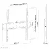 Neomounts FPMA-W300 nero supporto a parete per TV 32-55 pollici – ultraflat