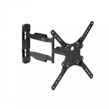 StarTech.com supporto a parete per TV completamente orientabile – per display VESA 32-55 pollici (77 lb/35 kg) – sistema universale piatto da parete per TV a schermo piatto – robusto supporto a braccio articolato regolabile inclinabile/orientabile