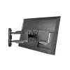 StarTech.com FPWARTB1M supporto TV da parete completamente articolato, braccio snodabile, per display VESA da 32-55 pollici, fino a 35 kg (77 lb), rotazione +90/-90, acciaio, nero