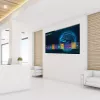 StarTech.com FPWARTB1M supporto TV da parete completamente articolato, braccio snodabile, per display VESA da 32-55 pollici, fino a 35 kg (77 lb), rotazione +90/-90, acciaio, nero