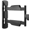 StarTech.com FPWARTB1M supporto TV da parete completamente articolato, braccio snodabile, per display VESA da 32-55 pollici, fino a 35 kg (77 lb), rotazione +90/-90, acciaio, nero
