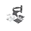 StarTech.com FPWARTB1M supporto TV da parete completamente articolato, braccio snodabile, per display VESA da 32-55 pollici, fino a 35 kg (77 lb), rotazione +90/-90, acciaio, nero