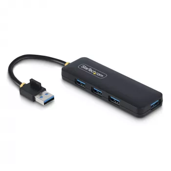 Hub USB-A a 4 porte StarTech.com, 5 Gbit/s, bus-powered, mini hub USB da viaggio compatto, splitter USB 3.0 multi-porta, hub USB portatile, protezione da sovracorrente (OCP)