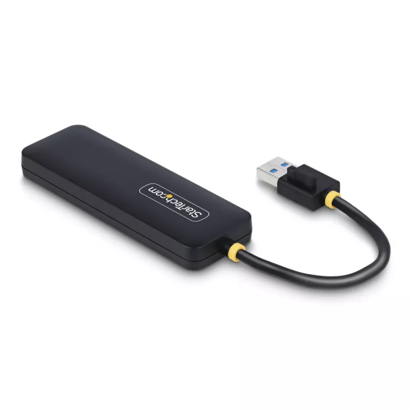 Hub USB-A a 4 porte StarTech.com, 5 Gbit/s, bus-powered, mini hub USB da viaggio compatto, splitter USB 3.0 multi-porta, hub USB portatile, protezione da sovracorrente (OCP)