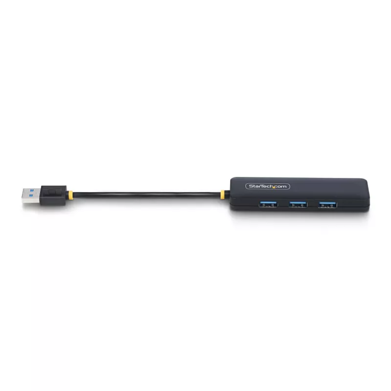 Hub USB-A a 4 porte StarTech.com, 5 Gbit/s, bus-powered, mini hub USB da viaggio compatto, splitter USB 3.0 multi-porta, hub USB portatile, protezione da sovracorrente (OCP)