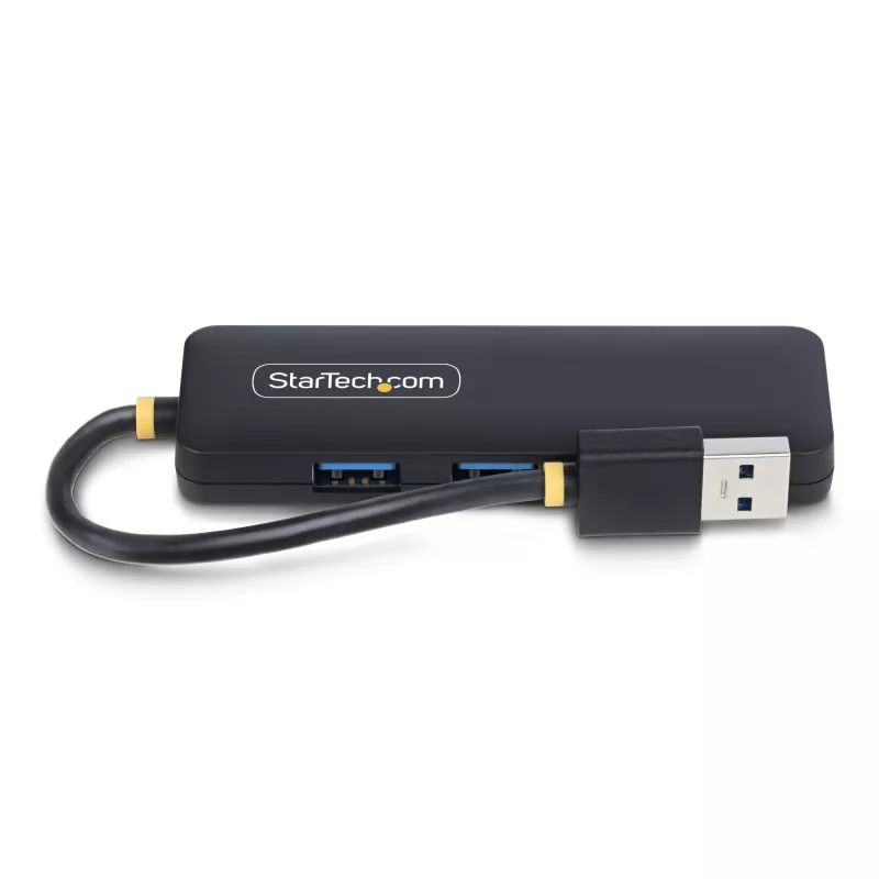 Hub USB-A a 4 porte StarTech.com, 5 Gbit/s, bus-powered, mini hub USB da viaggio compatto, splitter USB 3.0 multi-porta, hub USB portatile, protezione da sovracorrente (OCP)