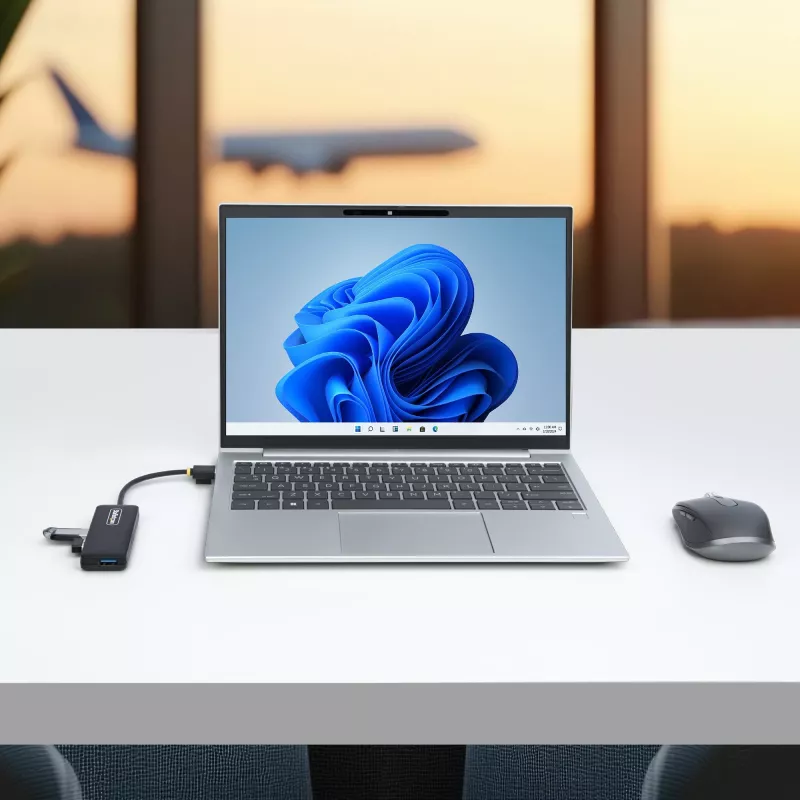Hub USB-A a 4 porte StarTech.com, 5 Gbit/s, bus-powered, mini hub USB da viaggio compatto, splitter USB 3.0 multi-porta, hub USB portatile, protezione da sovracorrente (OCP)