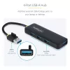 Hub USB-A a 4 porte StarTech.com, 5 Gbit/s, bus-powered, mini hub USB da viaggio compatto, splitter USB 3.0 multi-porta, hub USB portatile, protezione da sovracorrente (OCP)