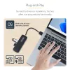 Hub USB-A a 4 porte StarTech.com, 5 Gbit/s, bus-powered, mini hub USB da viaggio compatto, splitter USB 3.0 multi-porta, hub USB portatile, protezione da sovracorrente (OCP)