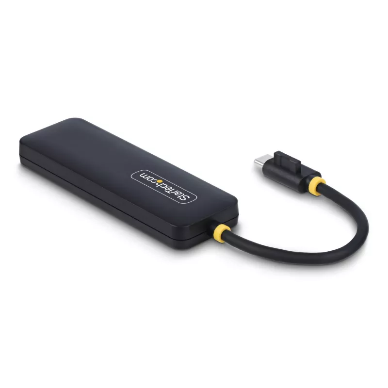 Hub USB-C a 4 porte StarTech.com, 5 Gbit/s, da USB-C a 4x USB-A, bus-powered, mini hub da viaggio compatto, splitter USB 3.0 multi-porta, hub portatile, protezione da sovracorrente