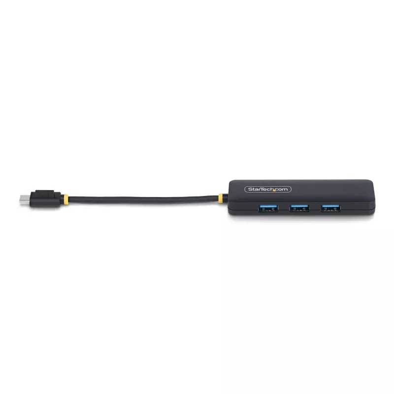 Hub USB-C a 4 porte StarTech.com, 5 Gbit/s, da USB-C a 4x USB-A, bus-powered, mini hub da viaggio compatto, splitter USB 3.0 multi-porta, hub portatile, protezione da sovracorrente
