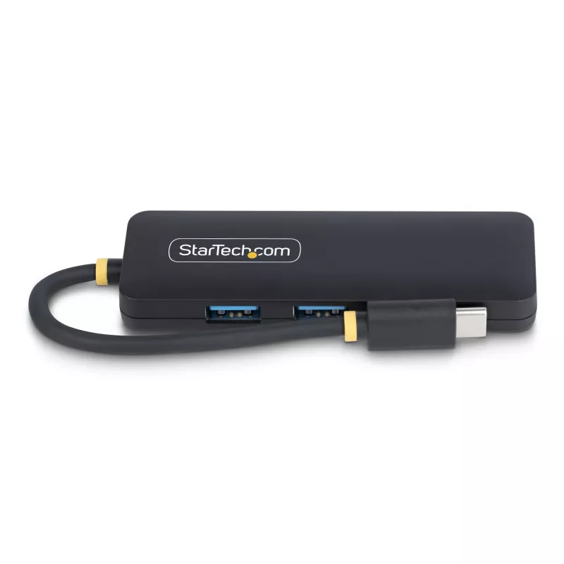 Hub USB-C a 4 porte StarTech.com, 5 Gbit/s, da USB-C a 4x USB-A, bus-powered, mini hub da viaggio compatto, splitter USB 3.0 multi-porta, hub portatile, protezione da sovracorrente