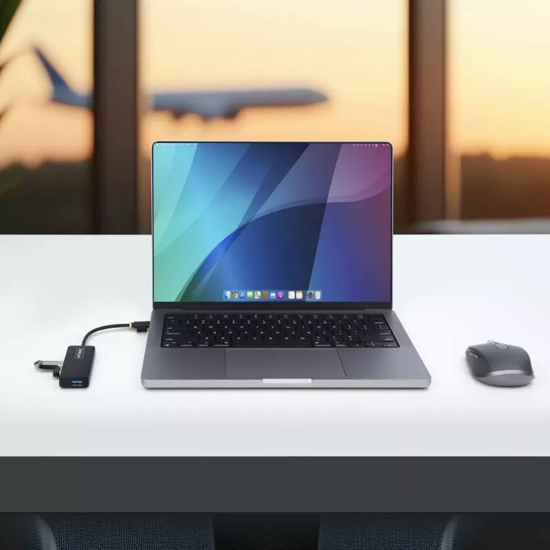 Hub USB-C a 4 porte StarTech.com, 5 Gbit/s, da USB-C a 4x USB-A, bus-powered, mini hub da viaggio compatto, splitter USB 3.0 multi-porta, hub portatile, protezione da sovracorrente
