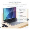 Hub USB-C a 4 porte StarTech.com, 5 Gbit/s, da USB-C a 4x USB-A, bus-powered, mini hub da viaggio compatto, splitter USB 3.0 multi-porta, hub portatile, protezione da sovracorrente