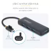 Hub USB-C a 4 porte StarTech.com, 5 Gbit/s, da USB-C a 4x USB-A, bus-powered, mini hub da viaggio compatto, splitter USB 3.0 multi-porta, hub portatile, protezione da sovracorrente